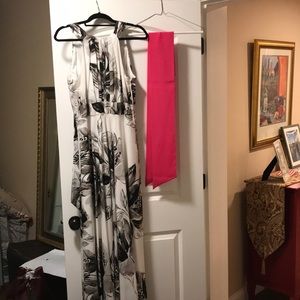 Eliza J, beautiful flowing full length dress.